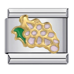 Four Season Element Gold-plated Oil Drop DIY Italian Module Bracelet with Personalized Welding Pattern Stainless Steel Bracelet Four Season Element Gold-plated Oil Drop DIY Italian Module Bracelet with Personalized Welding Pattern Stainless Steel Bracelet