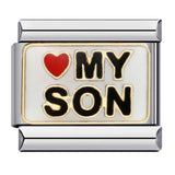 Family Elements DIY Elastic Bracelet Stainless Steel Welding Drip Oil Italian Module Bracelet Accessories Wholesale Family Elements DIY Elastic Bracelet Stainless Steel Welding Drip Oil Italian Module Bracelet Accessories Wholesale