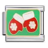 Christmas Series DIY Elastic Bracelet Stainless Steel Welding Drip Oil Italian Module Bracelet New Year's Gift Christmas Series DIY Elastic Bracelet Stainless Steel Welding Drip Oil Italian Module Bracelet New Year's Gift