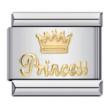 Stainless Steel Italian Module Bracelet with Gold Plated Stamping Pattern, Drip Oil DIY Elastic Personalized Strap Chain Stainless Steel Italian Module Bracelet with Gold Plated Stamping Pattern, Drip Oil DIY Elastic Personalized Strap Chain