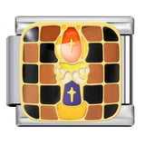 Cross Border Hot Selling Chess Italian Module Bracelet Titanium Steel Welding Gold Plating Drip Oil DIY Splicing Bracelet Cross Border Hot Selling Chess Italian Module Bracelet Titanium Steel Welding Gold Plating Drip Oil DIY Splicing Bracelet