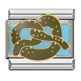 Cross Border Italian Module Bracelet with Titanium Steel Welding and Oil Dripping DIY Bracelet for Couples and Girlfriends, Birthday Gift Cross Border Italian Module Bracelet with Titanium Steel Welding and Oil Dripping DIY Bracelet for Couples and Girlfriends, Birthday Gift