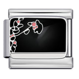 Cross Border Hot Selling Italian Module Bracelet Titanium Steel Drip Oil Welding Pattern DIY Watch Strap Chain Bracelet Wholesale Cross Border Hot Selling Italian Module Bracelet Titanium Steel Drip Oil Welding Pattern DIY Watch Strap Chain Bracelet Wholesale