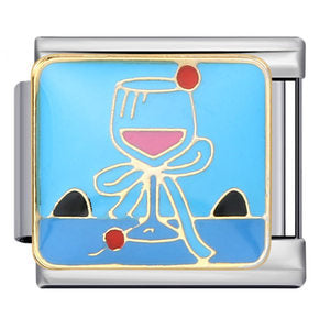 Delicious Food Italian Module Bracelet New Titanium Steel Welding Drip Oil Cartoon DIY Splicing Bracelet Delicious Food Italian Module Bracelet New Titanium Steel Welding Drip Oil Cartoon DIY Splicing Bracelet