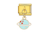 New Cute Pendant Italian Module Bracelet Titanium Steel Hook DIY Drip Oil Elastic Free Splicing Strap Chain New Cute Pendant Italian Module Bracelet Titanium Steel Hook DIY Drip Oil Elastic Free Splicing Strap Chain