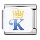 Colorful English Italian Module Bracelet Stainless Steel Welding Drip Oil DIY Jewelry Primary School Children's Gift Colorful English Italian Module Bracelet Stainless Steel Welding Drip Oil DIY Jewelry Primary School Children's Gift