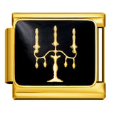 Italian Charm Fashion Stainless Steel Bracelet Gold Silver Welded Drip Oil DIY Modular Jewelry Wholesale Italian Charm Fashion Stainless Steel Bracelet Gold Silver Welded Drip Oil DIY Modular Jewelry Wholesale