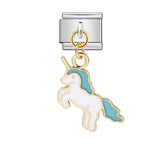 New Cute Pendant Italian Module Bracelet Titanium Steel Hook DIY Drip Oil Elastic Free Splicing Strap Chain New Cute Pendant Italian Module Bracelet Titanium Steel Hook DIY Drip Oil Elastic Free Splicing Strap Chain