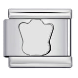 Concave Silver Titanium Steel Stamping Pattern DIY Italian Module Bracelet Italian Charm Bracelet Concave Silver Titanium Steel Stamping Pattern DIY Italian Module Bracelet Italian Charm Bracelet