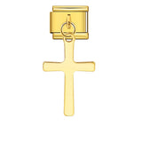 Cross Pendant Hook Style Italian Module Bracelet DIY Elastic Splicing Titanium Steel Strap Chain Accessories Cross Pendant Hook Style Italian Module Bracelet DIY Elastic Splicing Titanium Steel Strap Chain Accessories