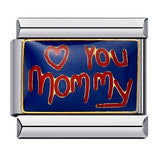 New Warm Mother's Day Series Bracelet Titanium Steel Gold Plated Welding Pattern DIY Italian Module Bracelet New Warm Mother's Day Series Bracelet Titanium Steel Gold Plated Welding Pattern DIY Italian Module Bracelet