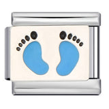 New Italian Module Bracelet Beach Camping Titanium Steel Drip Oil Cartoon Pattern DIY Welding Bracelet Accessories New Italian Module Bracelet Beach Camping Titanium Steel Drip Oil Cartoon Pattern DIY Welding Bracelet Accessories