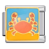 Italian Module Bracelet Stainless Steel Welding Drip Oil Animal Pattern DIY Free Splicing Combination Bracelet Accessories Italian Module Bracelet Stainless Steel Welding Drip Oil Animal Pattern DIY Free Splicing Combination Bracelet Accessories