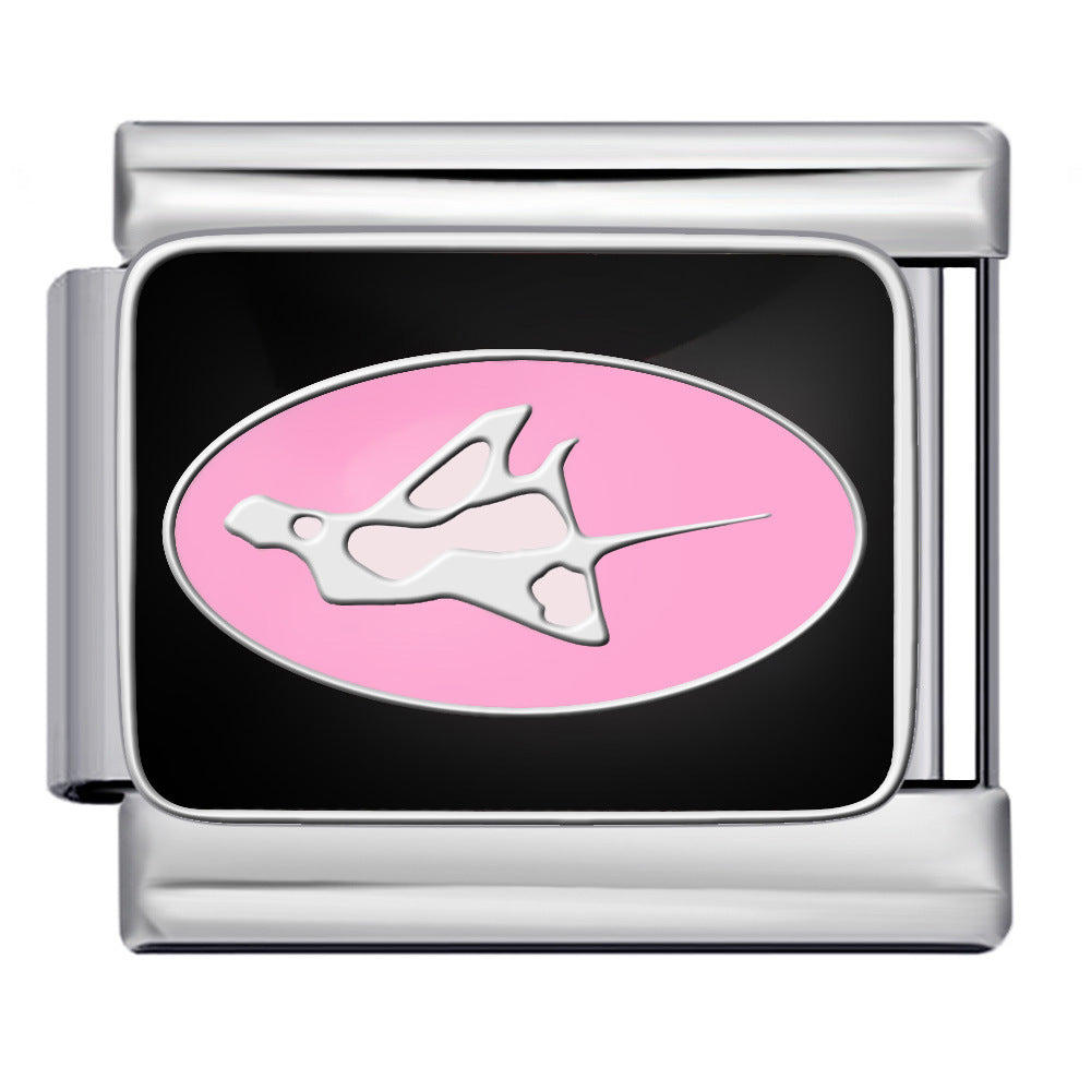 Cross Border Hot Selling Italian Module Bracelet Titanium Steel Drip Oil Welding Pattern DIY Watch Strap Chain Bracelet Wholesale Cross Border Hot Selling Italian Module Bracelet Titanium Steel Drip Oil Welding Pattern DIY Watch Strap Chain Bracelet Wholesale