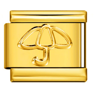 Titanium Steel All Gold Stamping Series Pattern Italian Module Bracelet DIY Elastic Splicing Bracelet Accessories Wholesale Titanium Steel All Gold Stamping Series Pattern Italian Module Bracelet DIY Elastic Splicing Bracelet Accessories Wholesale