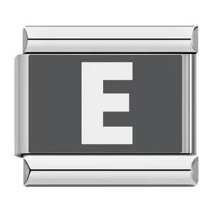 Laser Engraved 26 English Letters Italian Module Bracelet Stainless Steel Bracelet Italian Bracelet Laser Engraved 26 English Letters Italian Module Bracelet Stainless Steel Bracelet Italian Bracelet