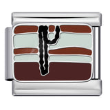 European and American Popular Fashion DIY Elastic Strap Chain Titanium Steel Welded Drip Oil Pattern Italian Module Bracelet European and American Popular Fashion DIY Elastic Strap Chain Titanium Steel Welded Drip Oil Pattern Italian Module Bracelet