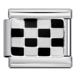 Fashion Color Checkerboard Series Italian Module Bracelet Titanium Steel Welding Drip Oil DIY Free Splicing Bracelet Fashion Color Checkerboard Series Italian Module Bracelet Titanium Steel Welding Drip Oil DIY Free Splicing Bracelet