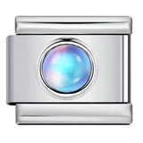 New Circle Colored Stone Italian Module Bracelet Stainless Steel Welding DIY Simple Fashion Bracelet Strap Chain New Circle Colored Stone Italian Module Bracelet Stainless Steel Welding DIY Simple Fashion Bracelet Strap Chain