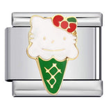 Wholesale DIY Titanium Steel Welded Enamel Drop Charms Italian Link Bracelet Straps with Cute Cartoon Patterns Wholesale DIY Titanium Steel Welded Enamel Drop Charms Italian Link Bracelet Straps with Cute Cartoon Patterns