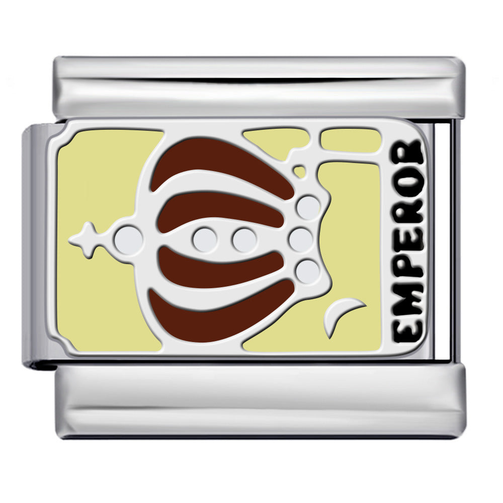 Tarot Series Italian Modular Bracelet DIY Welding Drip Oil Stretch Stainless Steel Chain Tarot Series Italian Modular Bracelet DIY Welding Drip Oil Stretch Stainless Steel Chain