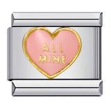 New Titanium Steel Welding Drip Oil Cartoon DIY Italian Module Bracelet Italian Charm Bracelet New Titanium Steel Welding Drip Oil Cartoon DIY Italian Module Bracelet Italian Charm Bracelet