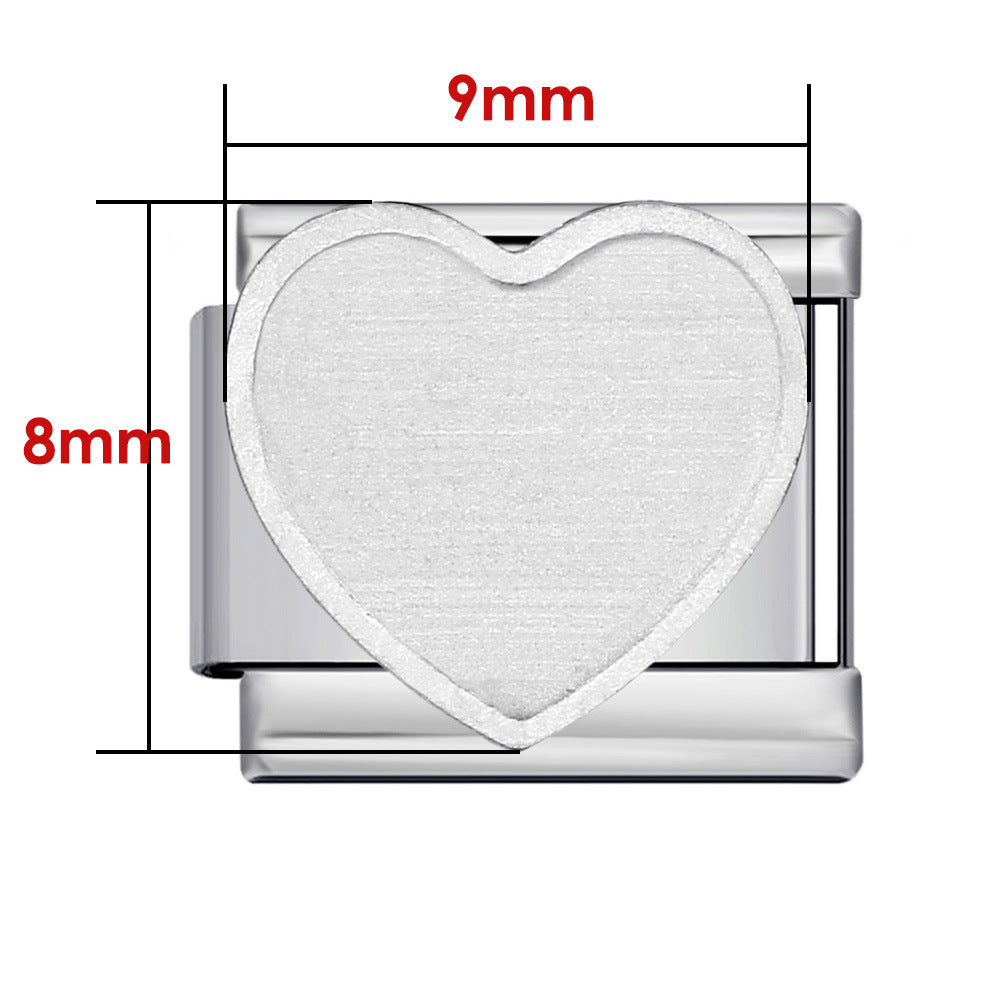 DIY Personalized Photo Frame Production, Titanium Steel Strap Chain, Fashionable Splicing Module Bracelet DIY Personalized Photo Frame Production, Titanium Steel Strap Chain, Fashionable Splicing Module Bracelet