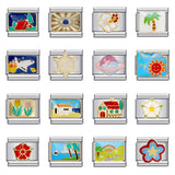 Italian Modular Bracelet Handmade Titanium Steel Welded Drip Oil Fashion DIY Jewelry Italian Modular Bracelet Handmade Titanium Steel Welded Drip Oil Fashion DIY Jewelry