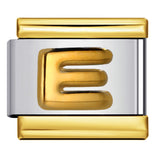 Gold Package Silver Convex Letter Italian Module Bracelet Stainless Steel DIY Elastic Splicing Strap Chain Wholesale Gold Package Silver Convex Letter Italian Module Bracelet Stainless Steel DIY Elastic Splicing Strap Chain Wholesale