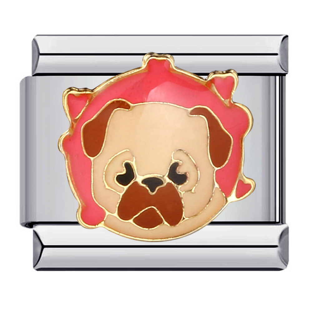 New Titanium Steel Gold Plated Welding Drip Oil DIY Italian Module Bracelet Italian Charm Bracelet New Titanium Steel Gold Plated Welding Drip Oil DIY Italian Module Bracelet Italian Charm Bracelet