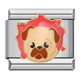 New Titanium Steel Gold Plated Welding Drip Oil DIY Italian Module Bracelet Italian Charm Bracelet New Titanium Steel Gold Plated Welding Drip Oil DIY Italian Module Bracelet Italian Charm Bracelet