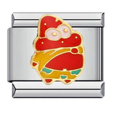 European and American Anime Italian Module Bracelet Stainless Steel Welding Gold Plating Drip Oil Cartoon DIY Elastic Splicing Bracelet European and American Anime Italian Module Bracelet Stainless Steel Welding Gold Plating Drip Oil Cartoon DIY Elastic Splicing Bracelet