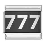 Laser Carving Chess and Card Game Italian Module Bracelet Stainless Steel DIY Splicing Elastic Bracelet Laser Carving Chess and Card Game Italian Module Bracelet Stainless Steel DIY Splicing Elastic Bracelet