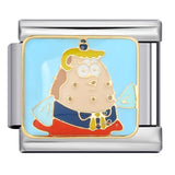 European and American Anime Italian Module Bracelet Stainless Steel Welding Gold Plating Drip Oil Cartoon DIY Elastic Splicing Bracelet European and American Anime Italian Module Bracelet Stainless Steel Welding Gold Plating Drip Oil Cartoon DIY Elastic Splicing Bracelet