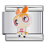 European and American Cross Border Cartoon Character Italian Module Bracelet Titanium Steel Welding Drip Oil Pattern DIY Splicing Bracelet European and American Cross Border Cartoon Character Italian Module Bracelet Titanium Steel Welding Drip Oil Pattern DIY Splicing Bracelet