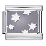 New DIY Italian Module Bracelet Titanium Steel Drip Oil Welding Pattern Strap Chain Fashion Splicing Strap Chain New DIY Italian Module Bracelet Titanium Steel Drip Oil Welding Pattern Strap Chain Fashion Splicing Strap Chain