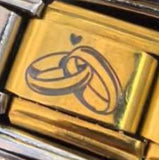 New Double Ring Series Laser Engraved Italian Module Bracelet Stainless Steel DIY Fashion Bracelet New Double Ring Series Laser Engraved Italian Module Bracelet Stainless Steel DIY Fashion Bracelet