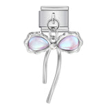 Silver Bottom Cute Pendant Italian Module Bracelet Hook DIY Titanium Steel Micro Inlaid Zircon Elastic Splicing Strap Chain Silver Bottom Cute Pendant Italian Module Bracelet Hook DIY Titanium Steel Micro Inlaid Zircon Elastic Splicing Strap Chain