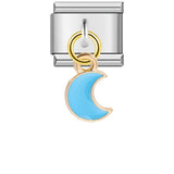 Single Hook Italian Module Bracelet, Square Elastic Splicing Titanium Steel Strap Chain, Italian Charm Single Hook Italian Module Bracelet, Square Elastic Splicing Titanium Steel Strap Chain, Italian Charm