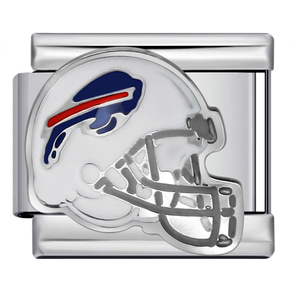 Helmet Series Titanium Steel Welding Pattern DIY Italian Module Bracelet Personalized Elastic Splicing Bracelet Wholesale Helmet Series Titanium Steel Welding Pattern DIY Italian Module Bracelet Personalized Elastic Splicing Bracelet Wholesale