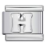 New Non Dripping Oil Series Bracelet Titanium Steel Concave 26 English Letter DIY Italian Module Bracelet Accessories New Non Dripping Oil Series Bracelet Titanium Steel Concave 26 English Letter DIY Italian Module Bracelet Accessories