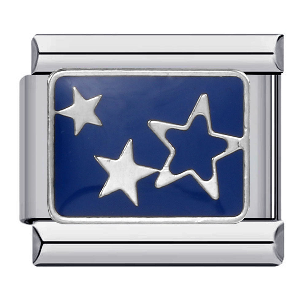 Italian Charm Bracelet Titanium Steel Welded Space Universe Series Italian Module Bracelet Italian Charm Bracelet Titanium Steel Welded Space Universe Series Italian Module Bracelet