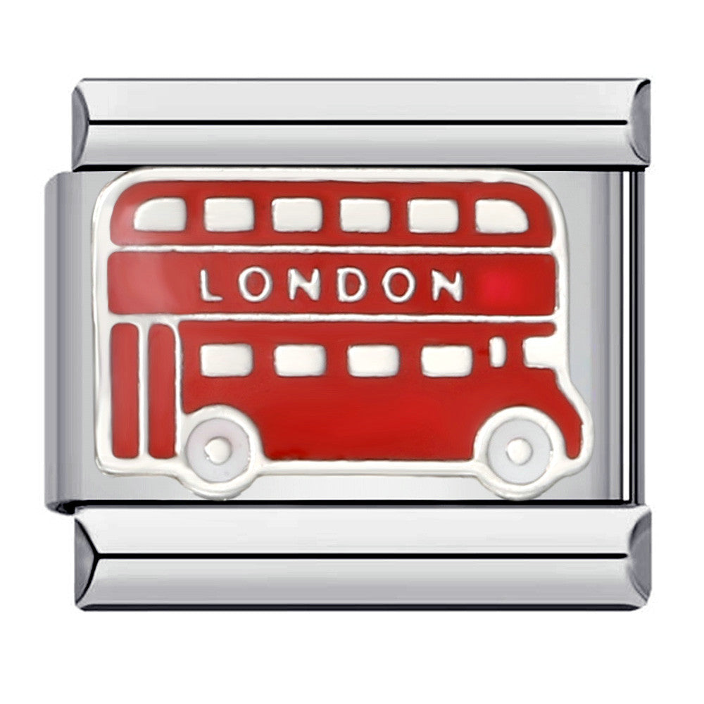 Hot Selling Fire Truck Train Italian Modular Bracelet DIY Titanium Steel Welding Gold Plated Drip Oil Bangle Hot Selling Fire Truck Train Italian Modular Bracelet DIY Titanium Steel Welding Gold Plated Drip Oil Bangle