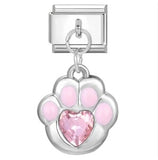 New Hook-style Colorful Drip Oil Claw Series Titanium Steel Italian Module Bracelet, DIY Elastic Splice Bracelet New Hook-style Colorful Drip Oil Claw Series Titanium Steel Italian Module Bracelet, DIY Elastic Splice Bracelet