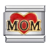 New Warm Mother's Day Series Bracelet Titanium Steel Gold Plated Welding Pattern DIY Italian Module Bracelet New Warm Mother's Day Series Bracelet Titanium Steel Gold Plated Welding Pattern DIY Italian Module Bracelet