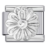 New Flower Series Titanium Steel Bracelet Welding Pattern Drip Oil DIY Italian Module Bracelet Strap Chain Wholesale New Flower Series Titanium Steel Bracelet Welding Pattern Drip Oil DIY Italian Module Bracelet Strap Chain Wholesale