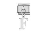 Silver Simplified Letter Italian Module Bracelet Titanium Steel Handmade DIY Hook Elastic Splicing Bracelet Accessories Silver Simplified Letter Italian Module Bracelet Titanium Steel Handmade DIY Hook Elastic Splicing Bracelet Accessories