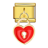 New Gold Bottom Love Pendant Italian Module Bracelet Stainless Steel Welding DIY Elastic Strap Chain Wholesale New Gold Bottom Love Pendant Italian Module Bracelet Stainless Steel Welding DIY Elastic Strap Chain Wholesale