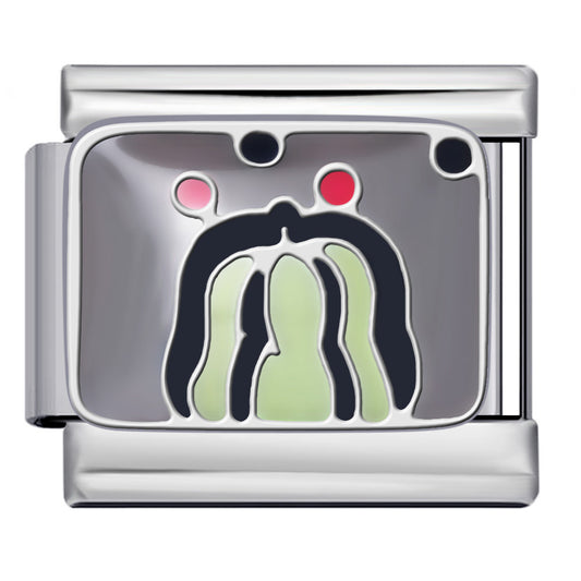 New Nail Art Series Titanium Steel Strap Chain Gold Plated Welding Drip Oil DIY Italian Module Bracelet Accessories Jewelry