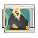 New Arab Culture Italian Module Bracelet Stainless Steel Welding Drip Oil DIY Elastic Bracelet New Arab Culture Italian Module Bracelet Stainless Steel Welding Drip Oil DIY Elastic Bracelet